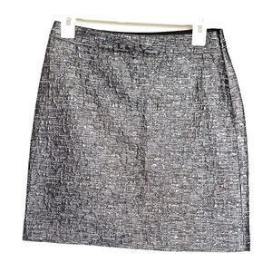 Banana Republic Womens Skirt Size 0 Metallic Mini Corpcore Girl Boss Corporate